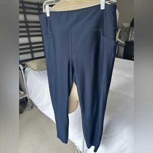 Jockey Women's Navy Leggings, size XL